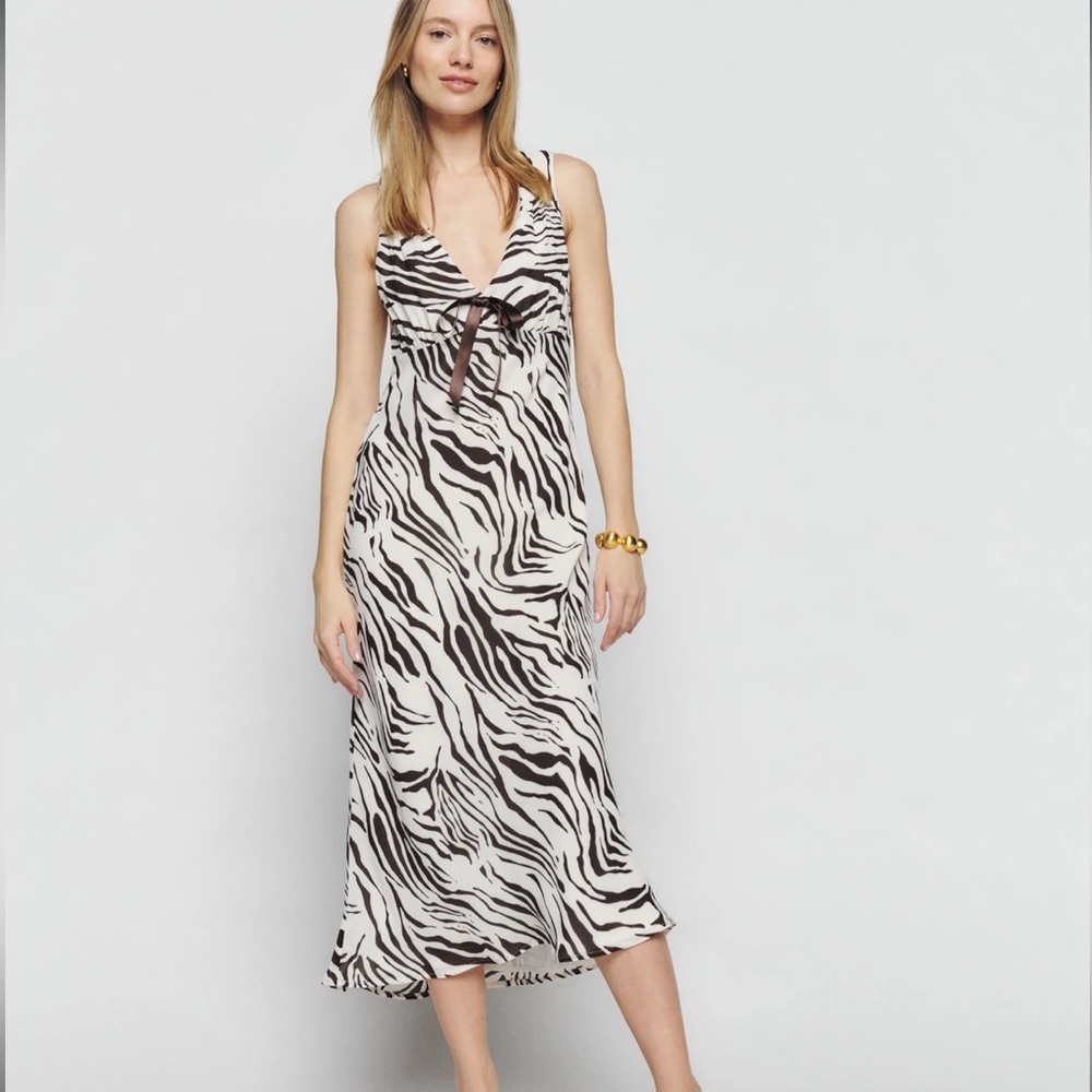 Reformation | Janis Dress Zebra Print